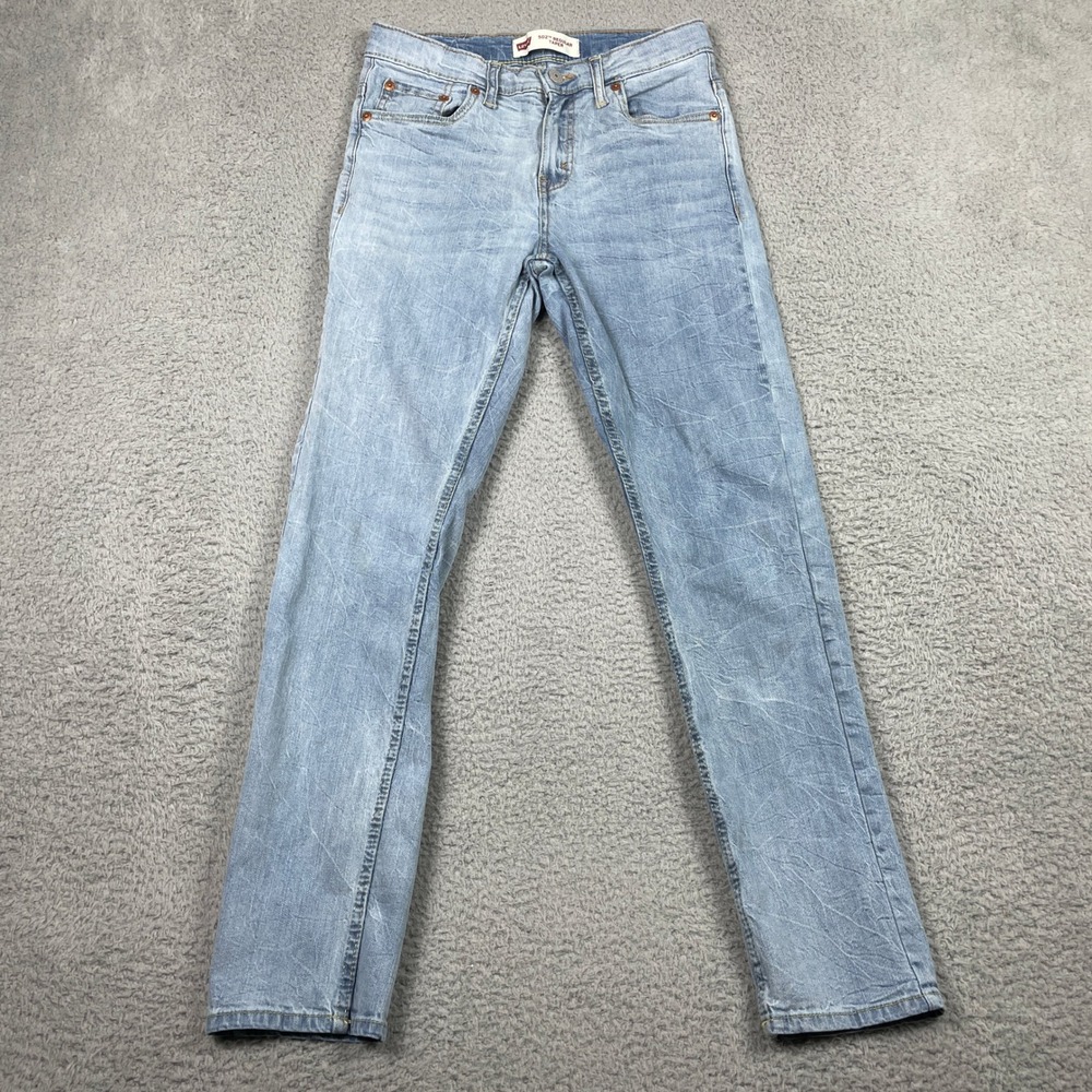 Levis 502 Regular Taper Jeans Womens 14 Reg 27x29‎ Light Wash Stretch Adjustable